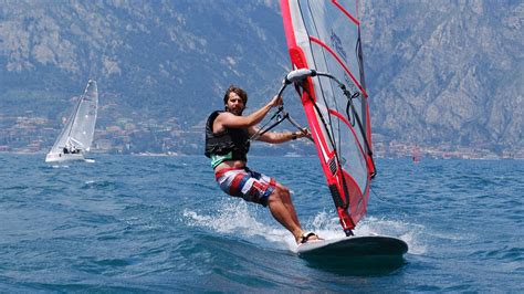 Free photo: Windsurfing - Acrobatic, Sunset, Sea - Free Download - Jooinn