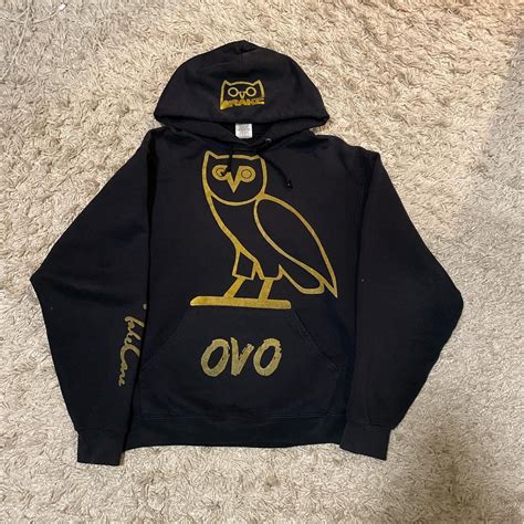 Black Drake OVO hoodie Size M Its fake but fits... - Depop