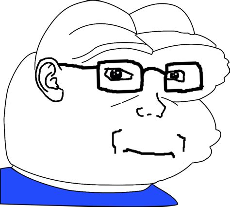 wojak (pepe) (glasses) | Wojak | Know Your Meme