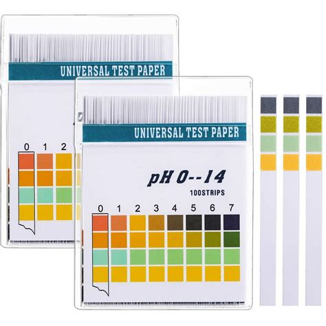 1/2Pack pH Test Strips, Test pH Level for Acidic Alkaline Universal Litmus Test Paper Strips ...