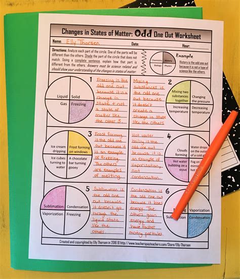 Pin on Physical and chemical change