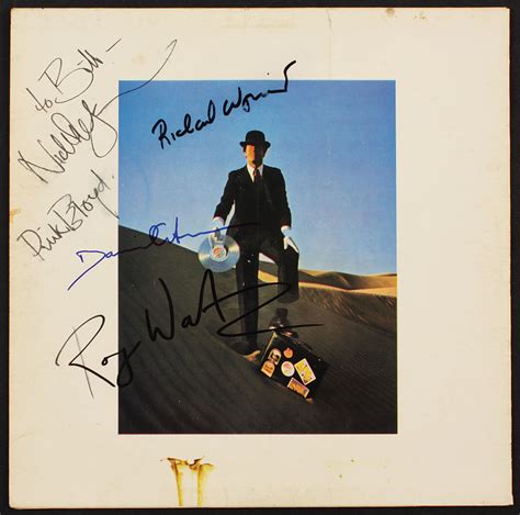 Lot Detail - Pink Floyd "Wish You Were Here" Album Signed by All Four