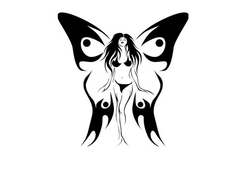 Tribal Butterfly Drawing at GetDrawings | Free download