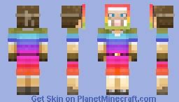 Rainbow Sheep Minecraft Skin