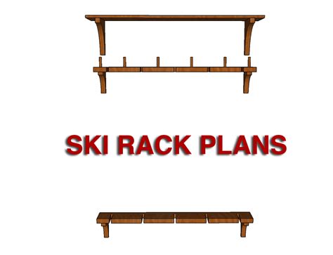 Diy Ski Rack / Homemade Ski Rack Garage | Amazing Ideas That Will Make Your House Awesome / The ...