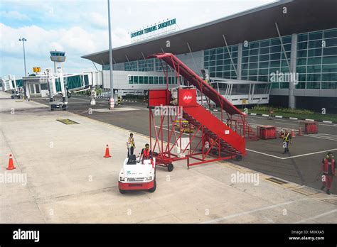 Air Asia terminal at Sandakan airport, Sabah, Borneo, Malaysia Stock Photo - Alamy