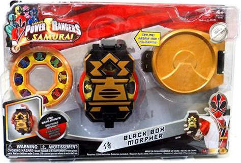 Power Rangers Samurai Ranger Gear Black Box Morpher Roleplay Toy Bandai America - ToyWiz