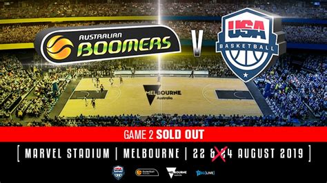 Boomers v USA Game Two sold out | Ticketmaster AU Blog