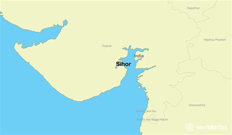 Where is Sihor, India? / Sihor, Gujarat Map - WorldAtlas.com