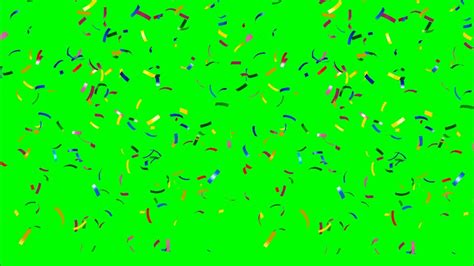 Birthday confetti green screen | Green screen effects | Graphics - YouTube