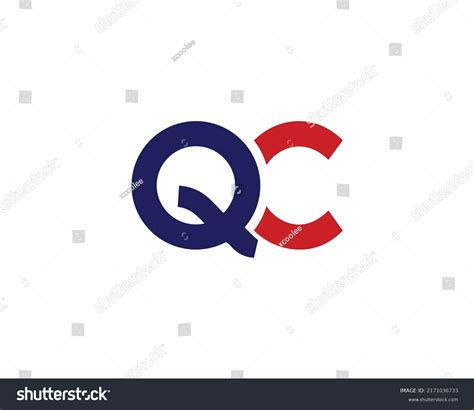 Qc Logo Design Vector Template Stock Vector (Royalty Free) 2171036733 ...