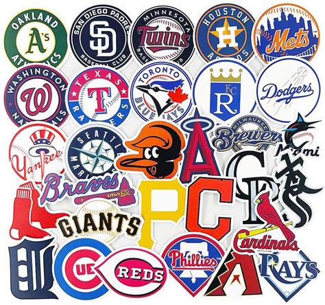 MLB Baseball Team Sticker Wholesale sticker supplier