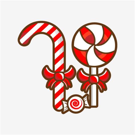 Ai Cartoon Christmas Candy Element Material, Ai, Cartoon, Christmas Candy PNG and Vector with ...