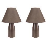 chocolate table lamps