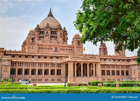 Umaid Bhawan Palace editorial stock photo. Image of archeology - 254469488