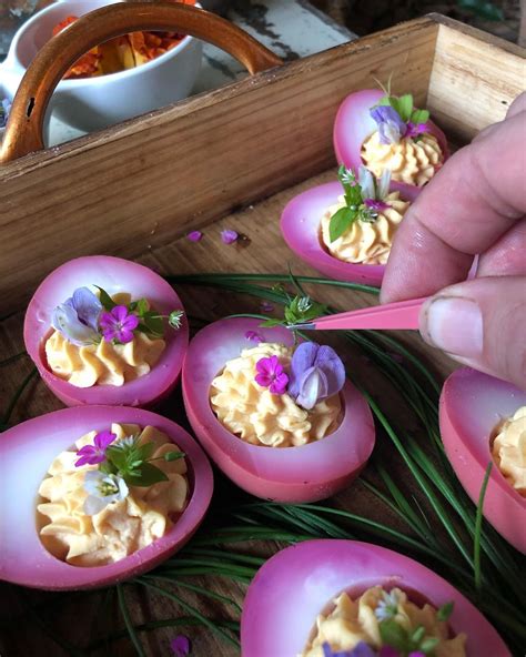 What To Do With Left Over Easter Eggs: Make Spring Garden Deviled Eggs {RECIPE}