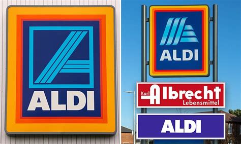 The meaning behind the different logos and history of Aldi | Daily Mail ...