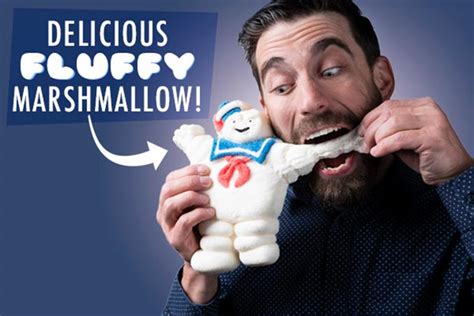 Giant Edible Ghostbusters Stay Puft Marshmallow Man - GeekAlerts