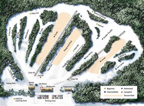 Christmas Mountain Trail Map | Liftopia