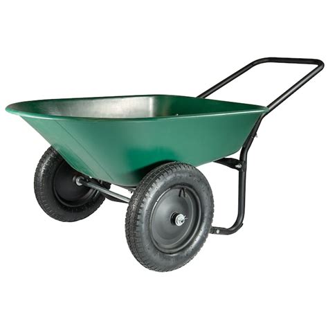 Marathon 5-cu ft Poly Wheelbarrow in the Wheelbarrows department at ...