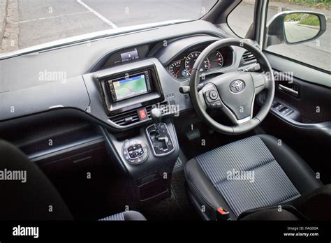 Hong Kong, China FEB 26, 2014 : Toyota Noah 2014 MPV interior on FEB 26 ...