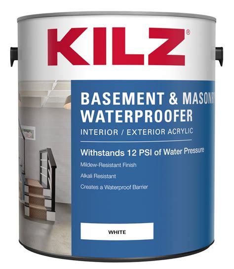 Kilz 239041 1-Gallon Basement And Masonry Waterproofing Paint at Sutherlands