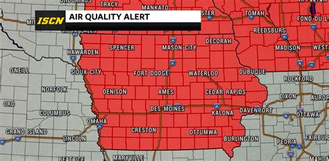 Canadian Wildfire Smoke Prompts Air Quality Alert for Iowa - ISCN