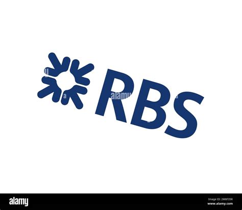 Royal Bank of Scotland Group, rotated logo, white background B Stock Photo - Alamy