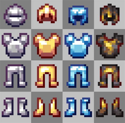 I remake the armor textures each year to mark my improvement in pixel ...