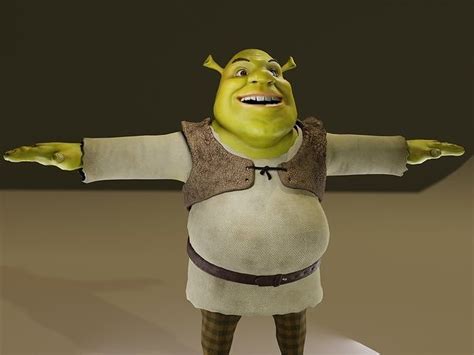 3D model Shrek VR / AR / low-poly | CGTrader