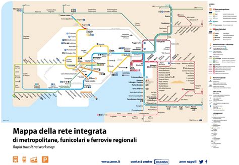 Transit Maps: New Official Map: Naples Rapid Transit Map, 2019