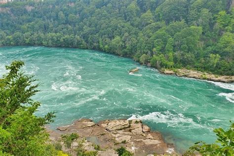 Whirlpool rapids scenic overlook 🌳 How to see Whirlpool Point along the upper rim gorge trail ...