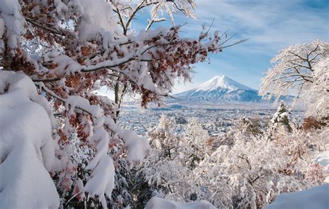 🔥 [30+] Fuji Winter Wallpapers | WallpaperSafari