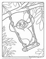 100  Sloth coloring Pages Free PDF To Print Woo Coloring sketch template
