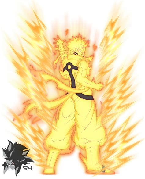 DBverse Naruto (9 Tails Chakra Mode) by MAD-54.deviantart.com on ...