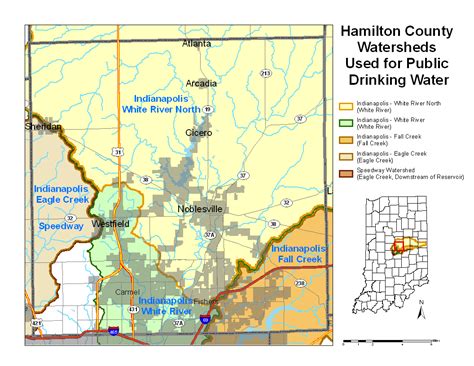 Hamilton County Watershed Map