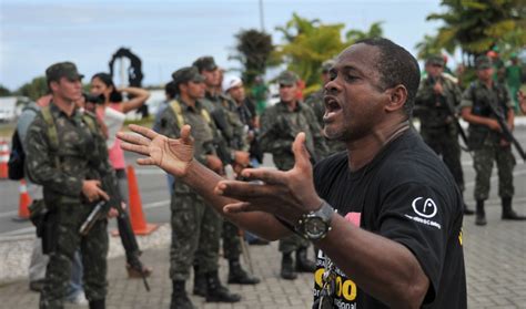 Brazilian soldiers clash with police on strike in Salvador | The World ...