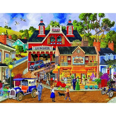 SunsOut Jerrigan Bros General Store Large Piece 1000 Pc Jigsaw Puzzle ...