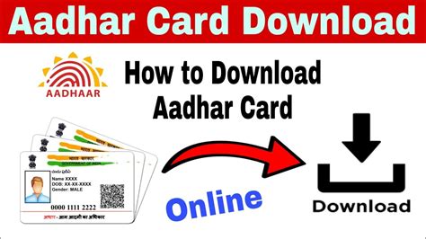 Aadhaar Card Download Online 2020 / How to download aadhar card in ...