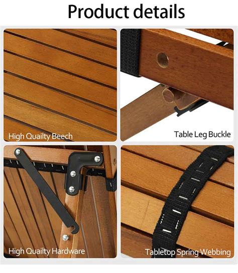 Wholesale Portable Folding Table Wooden Folding Table Wood Foldable Adults Folding Wood Table ...