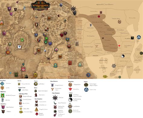 I made a map of what I hope the final campaign map will look like after Warhammer 3 : r/totalwar