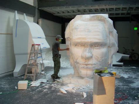 Styrofoam Sculptures | Styrofoam art, Foam sculpture, Foam art