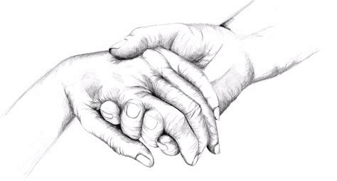 Helping Hands Steemit - Helping Hands Sketch