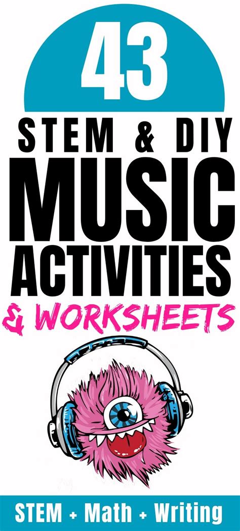 43 Music Activities for Kids: Sound STEM Projects {FREE Worksheets} - Parent Vault: Educational ...