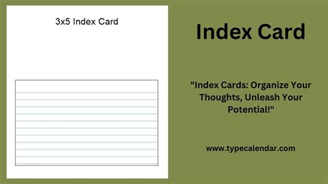 Free Printable Index Flash Card Template [Study Smart] PDF, 46% OFF