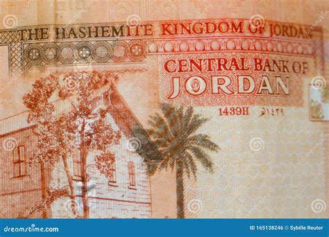 Jordanian dinar banknote stock photo. Image of exchange - 165138246