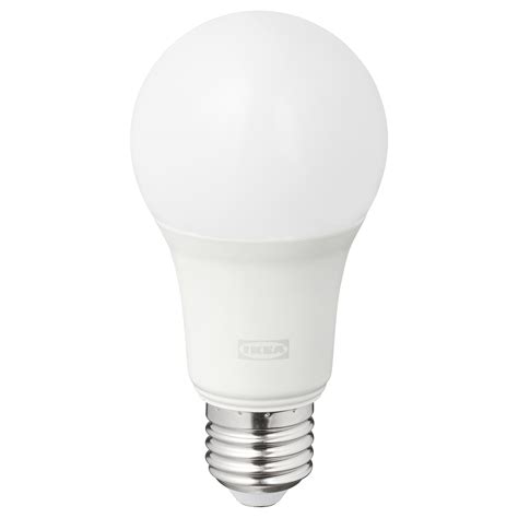 TRÅDFRI LED bulb E27 806 lumen smart wireless dimmable/colour and white spectrum globe | IKEA ...