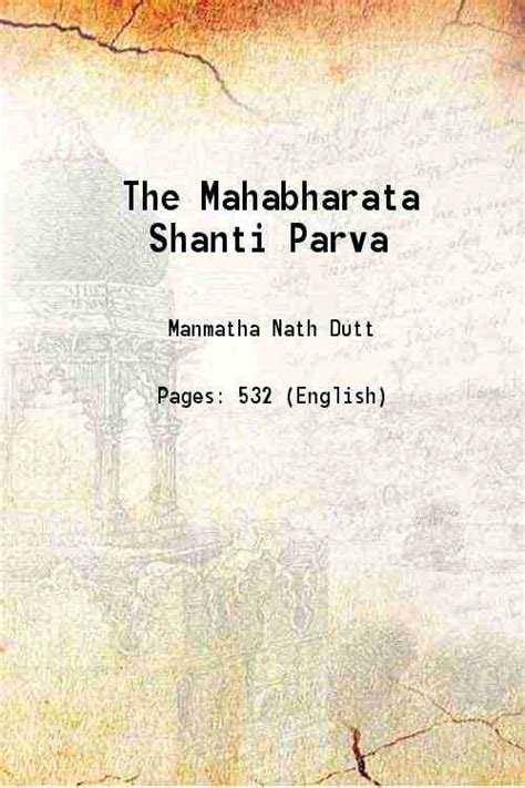 Mahabharata Sanskrit text and English translation Volume 7, (Santi Parva) 1903 [Hardcover] by M ...