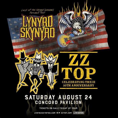 CLICK HERE TO PURCHASE TICKETS FOR LYNYRD SKYNYRD & ZZ TOP AT THE CONCORD PAVILION ON AUGUST ...