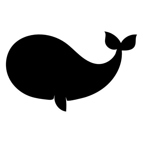 Whale Silhouette, Sea Free Svg File - SVG Heart